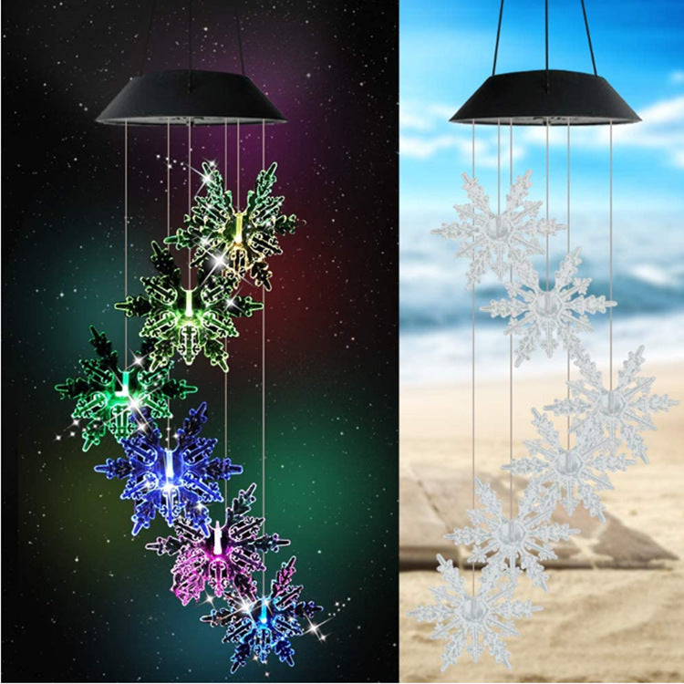 Solar Hummingbird Wind Chime-Solar Hanging Garden Light